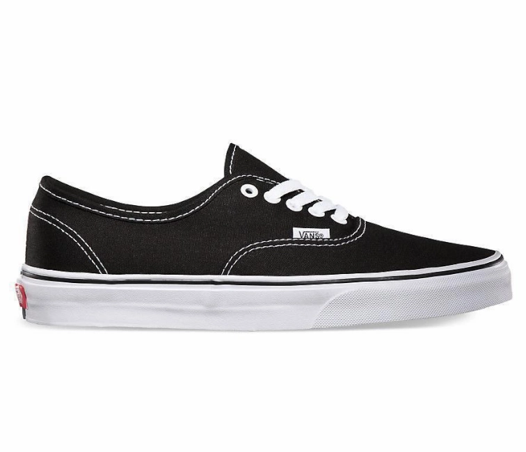 Vans Authentic (Black/White) Comfortable Soles racing running shoes