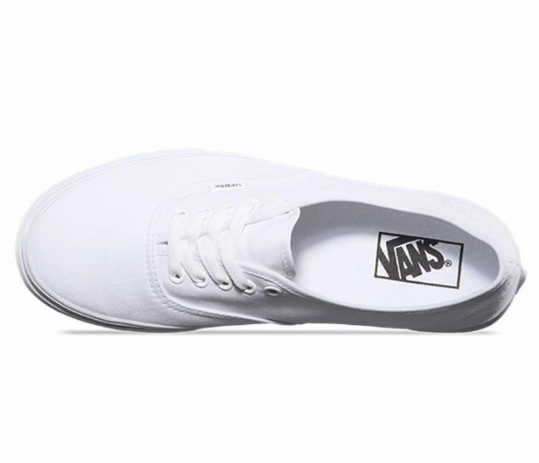 Vans Authentic (True White) relay running logo - buckled shoes