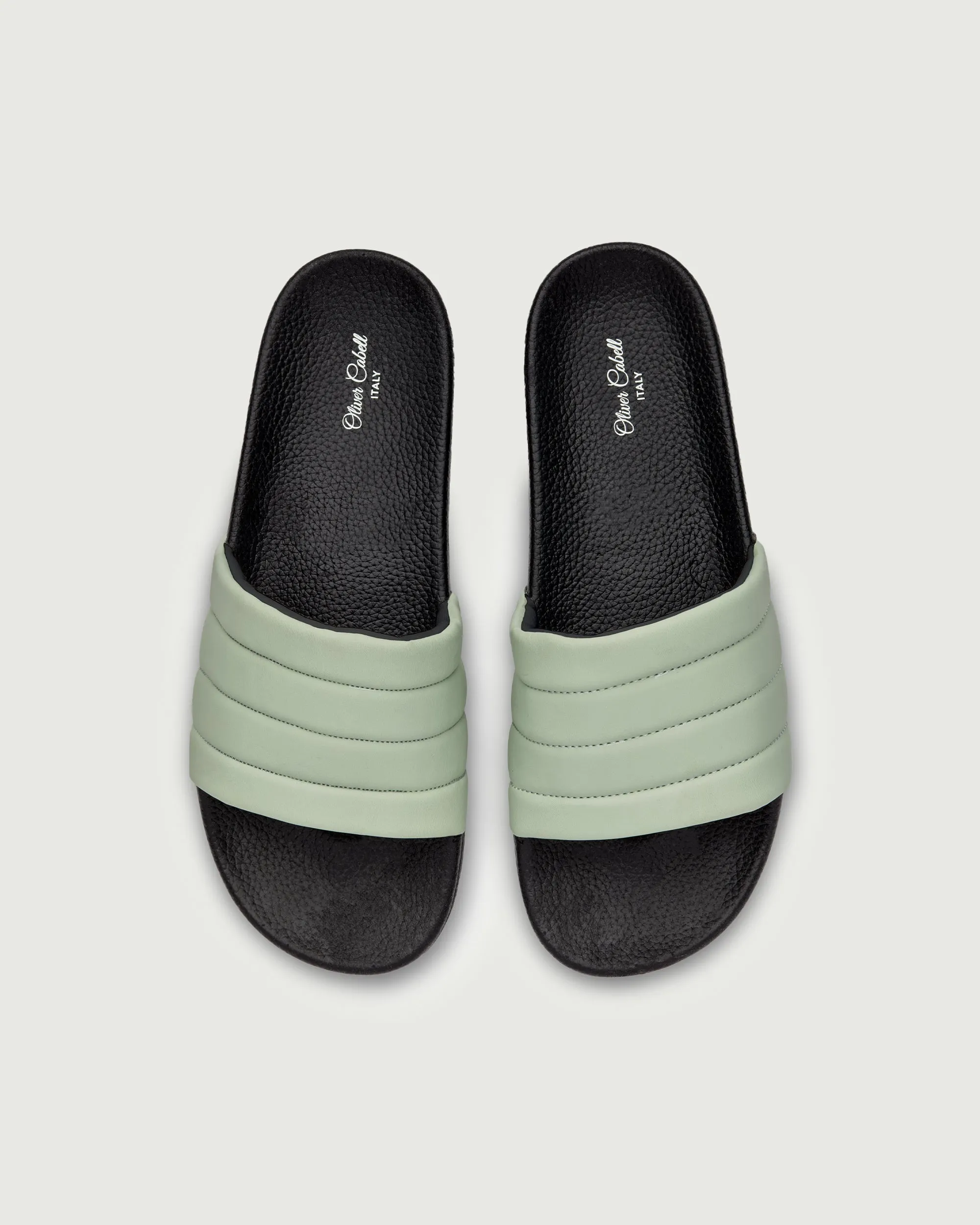 Comfort Arch Cushion Cozy Footwear Vegan Slides | Green Ash