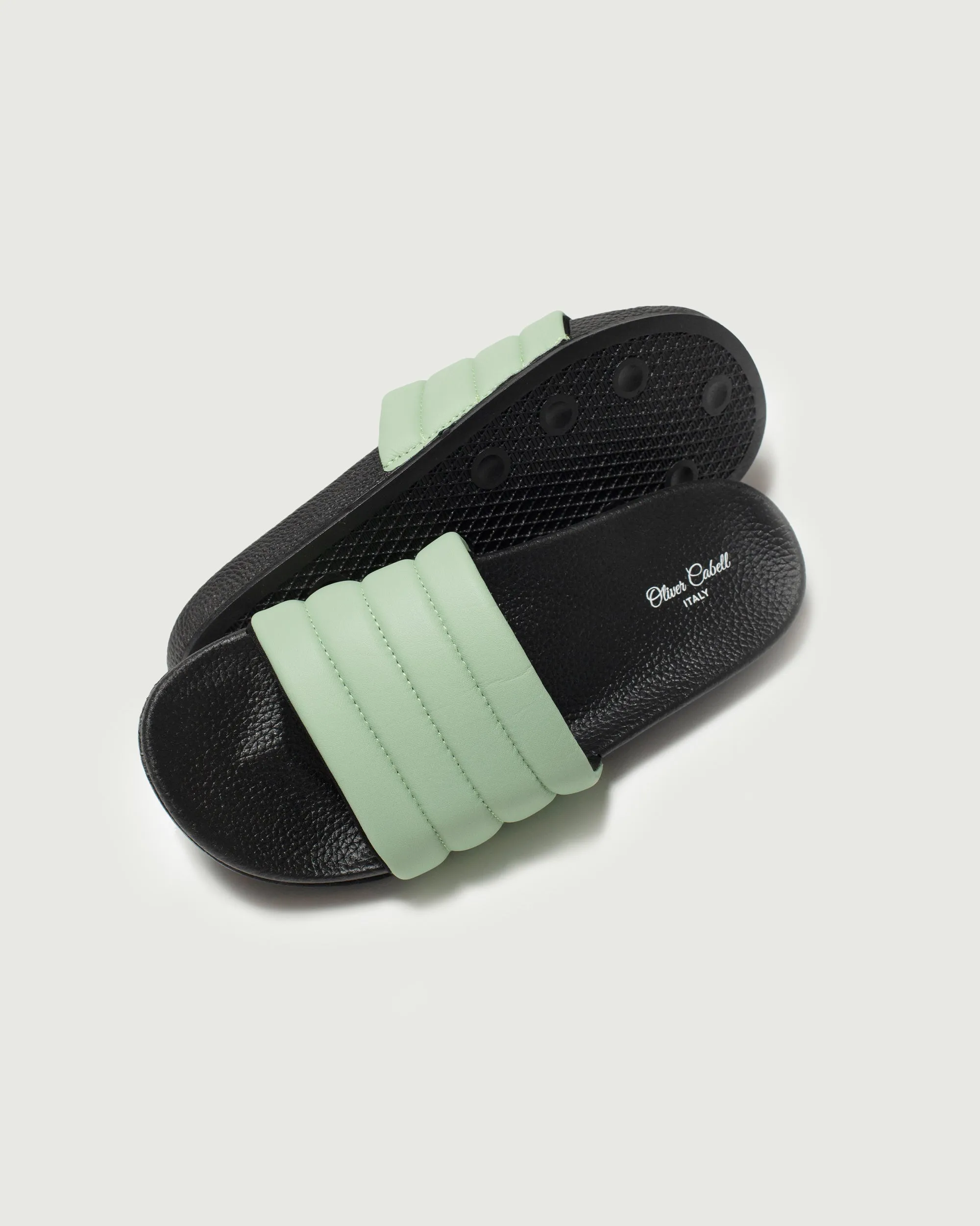 Chill Relax Fit Supportive straps Vegan Slides | Green Ash