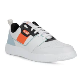 Leap7x Casual Orange Sneakers For Mens SNOOKIS-2 By Liberty Foot Freedom
