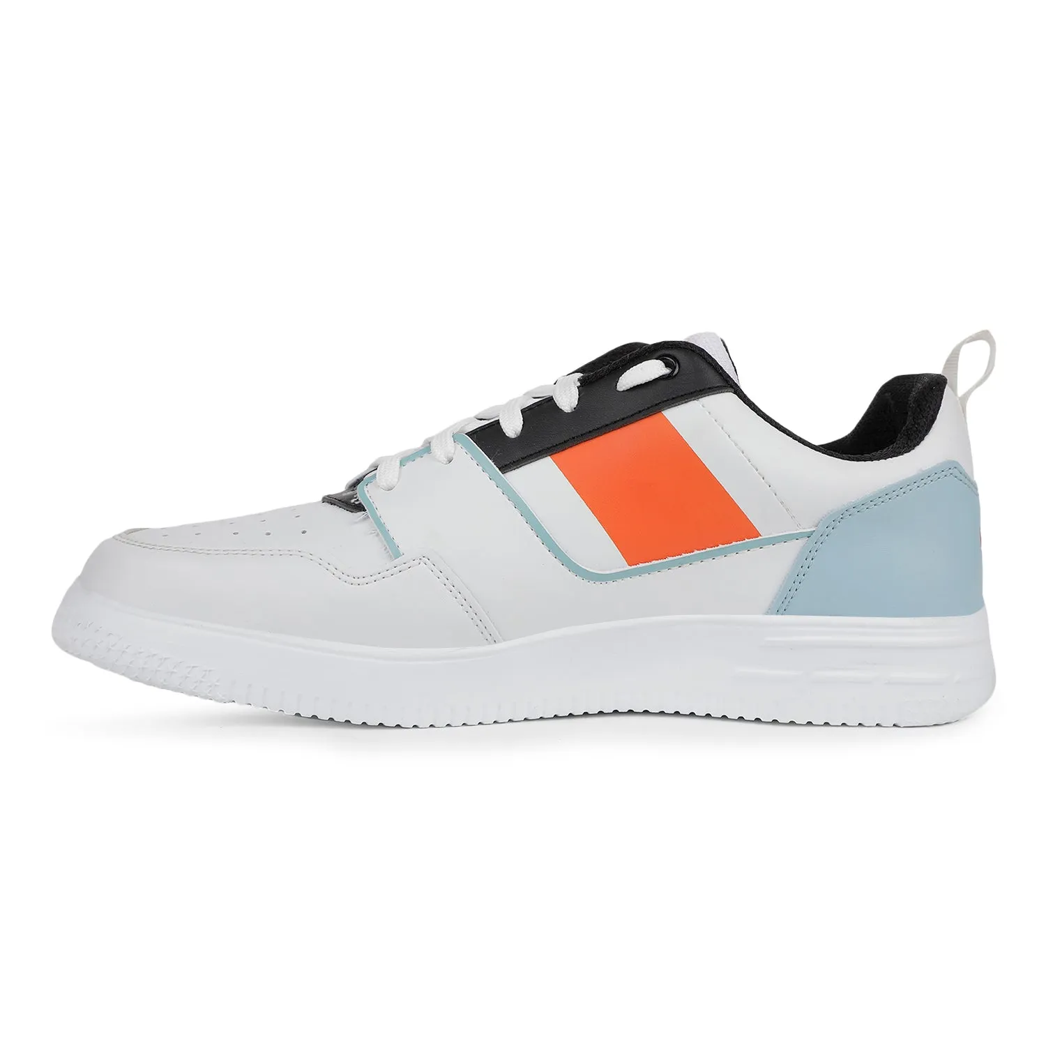 Comfort Elasticity Hilly Running Leap7x Casual Orange Sneakers For Mens SNOOKIS-2 By Liberty