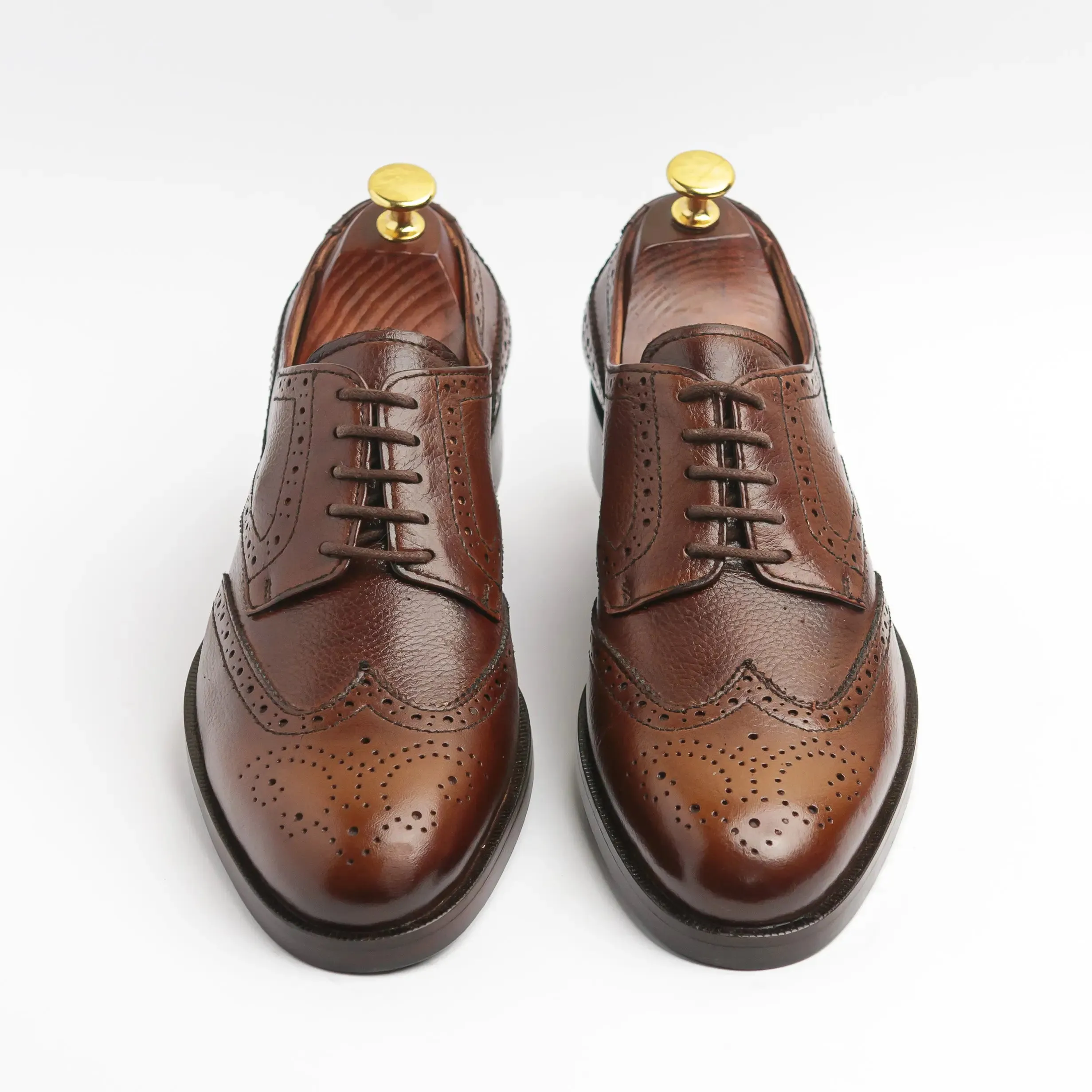 Windsor - Dark Brown Sharp Oxfords Durable Build