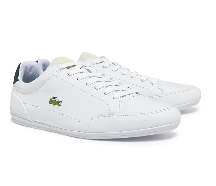 half - size removable - insole - convenience - replaceability shoes Men's Lacoste Chaymon Crafted 0722 1 CMA (White/Dark Green)
