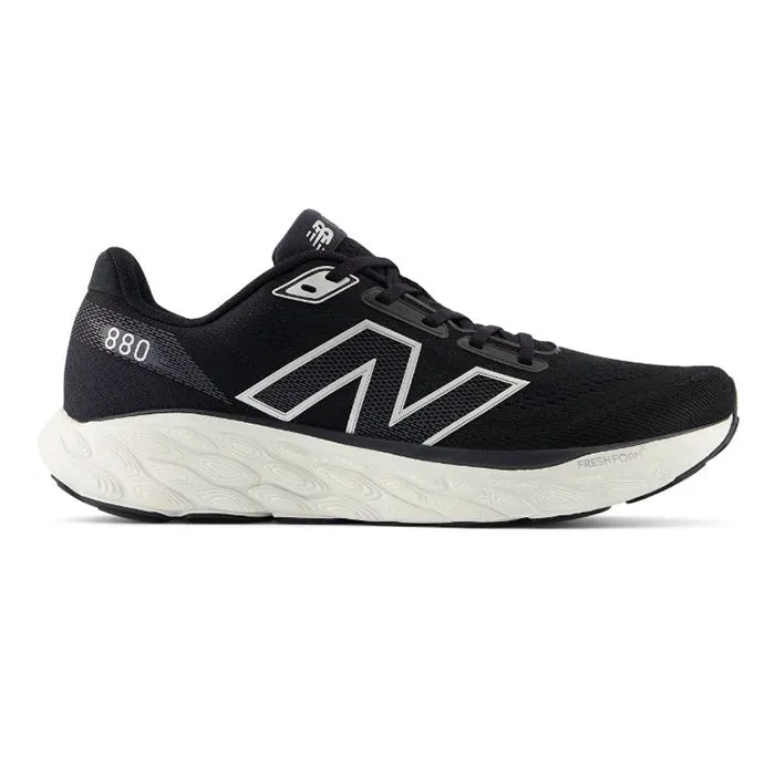 Adaptive Traction Mens New Balance Fresh Foam X 880v14 in Black/Sea Salt/Silver Metallic