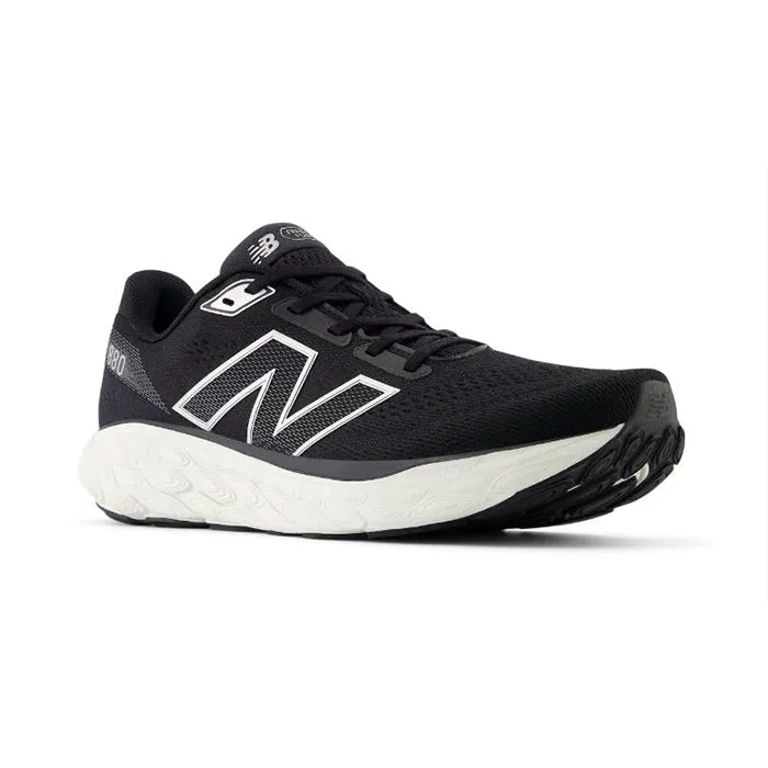 Feel Light Smooth Entry Mens New Balance Fresh Foam X 880v14 in Black/Sea Salt/Silver Metallic