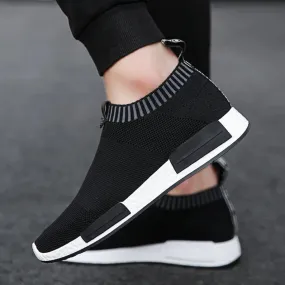 Marco Knit Sneakers Adjustable Strap Lock