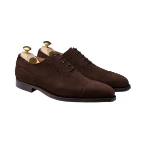 Slim Profile Presentation Ready Business Comfort Westbourne Dark Brown Calf Suede