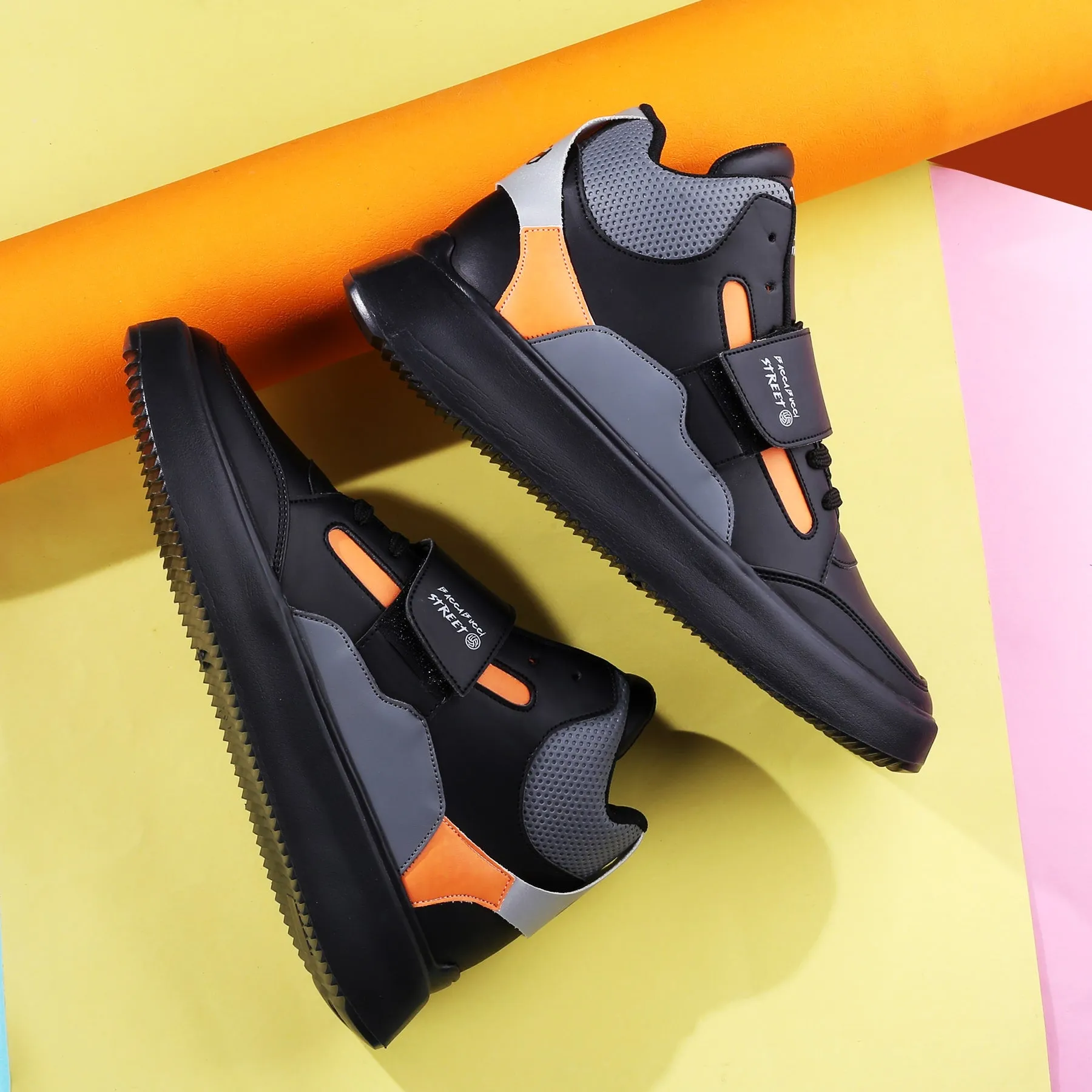 Bacca Bucci Streetology lace - up design running in international races shoes