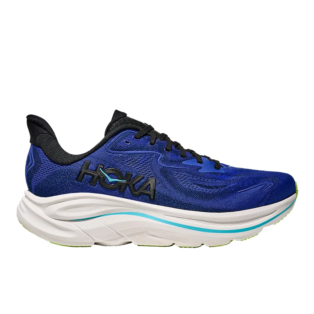 Mens Hoka Clifton 10 Wide in Night Sky/ Midnight Blue Soft Sole