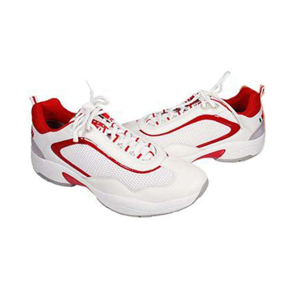 PRADA Luna Rossa Men's Sneaker Men's Designer Shoes LUE001 White/Red (LRM01) Free Pace