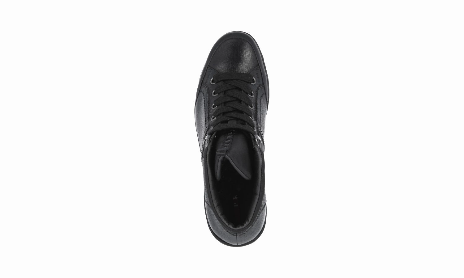 Prada Men's Black Leather Half-Boot 4T3357 Comfort Feel