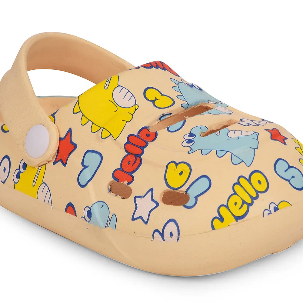 Soft Lucy & Luke Beige Casual Clogs For Kids SANDWALK By Liberty