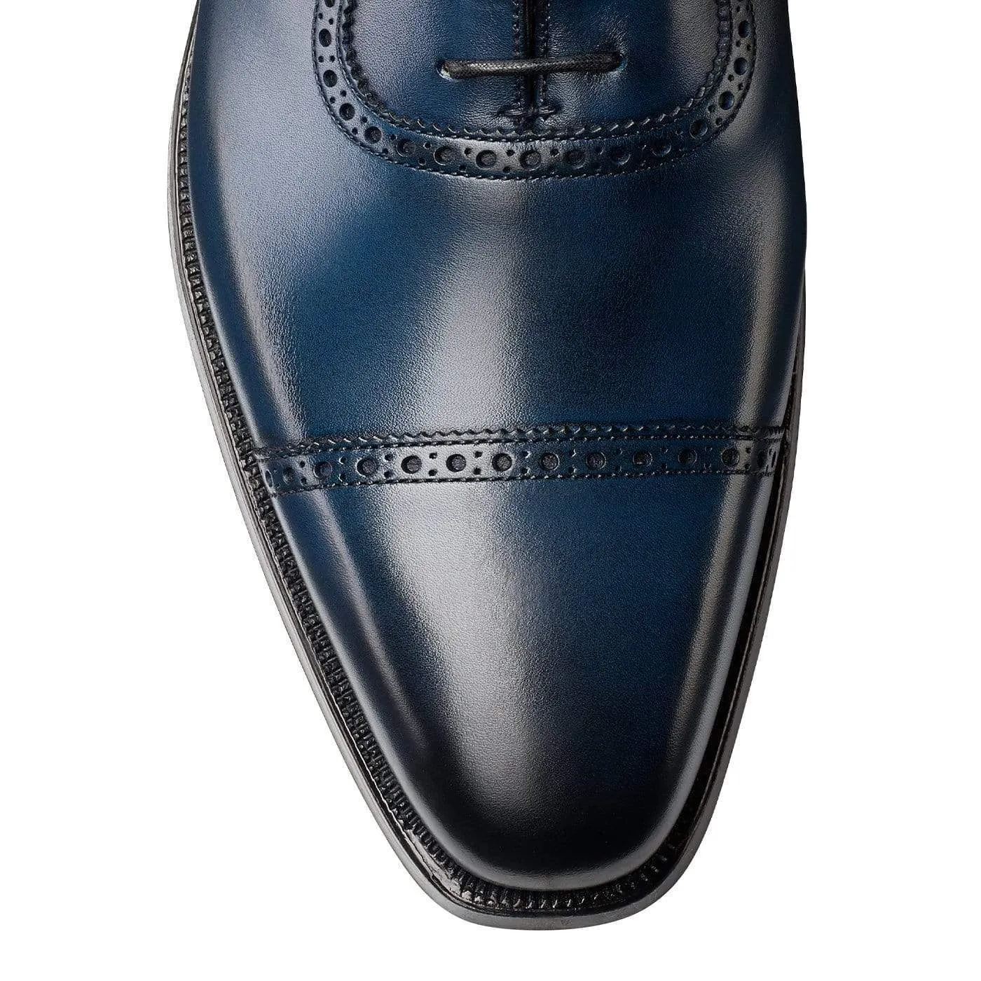 velvet feel Westbourne Blue Burnished Calf