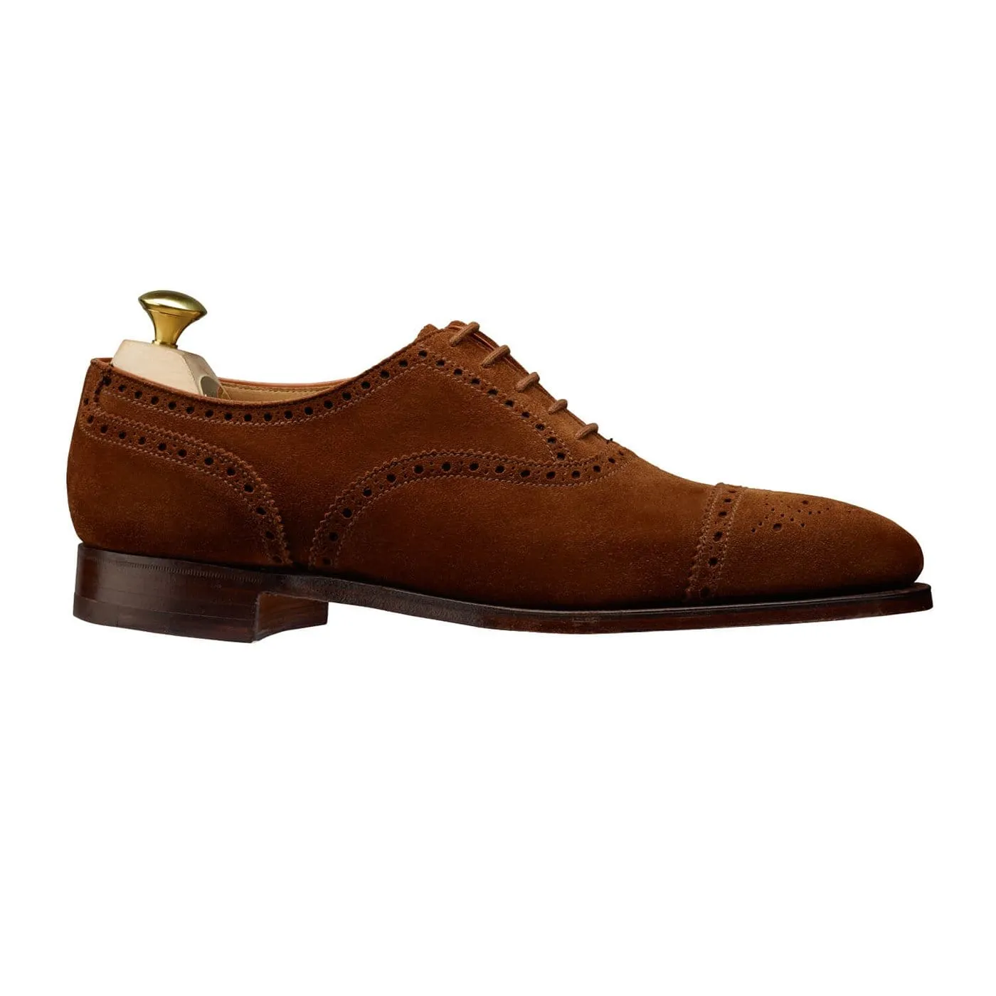 Westfield Tobacco Calf Suede Breathable Design Professional Oxfords