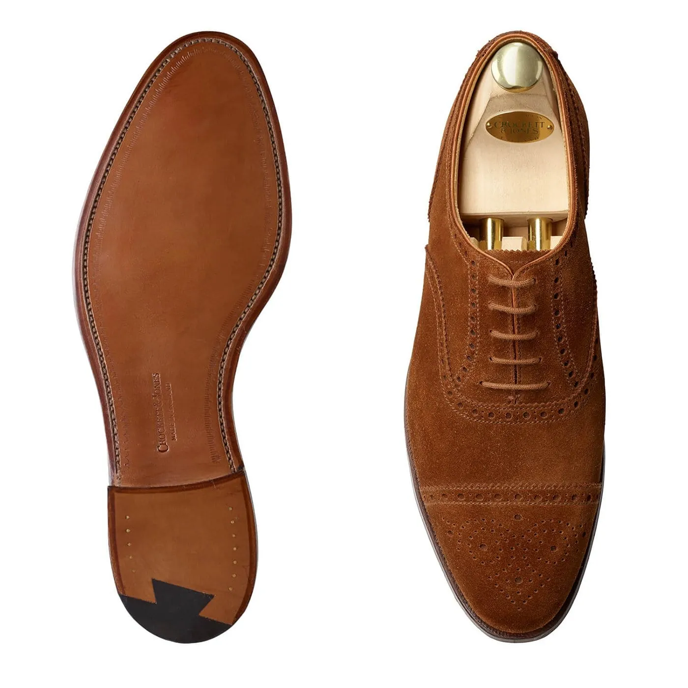 Travel Ready Trendy Style Westfield Tobacco Calf Suede