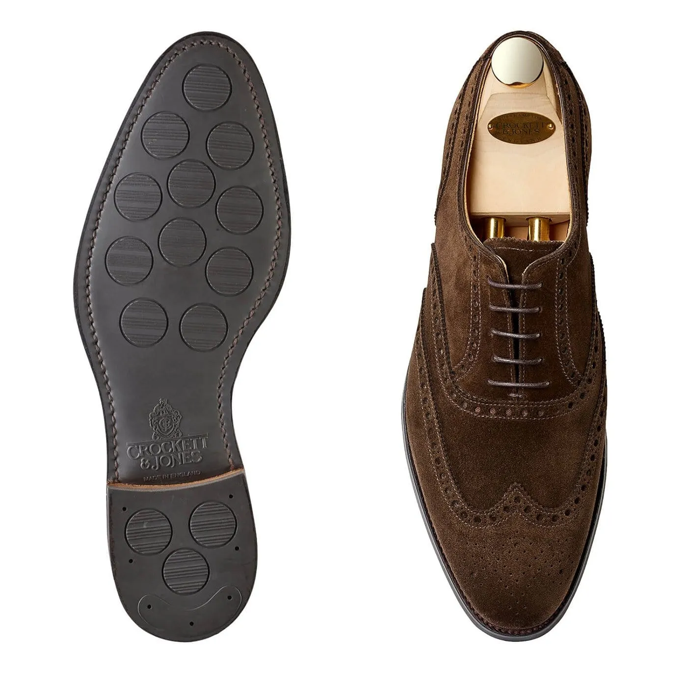 Sharp Shoes Sleek Design Corporate Day Westgate 2 Dark Brown Calf Suede