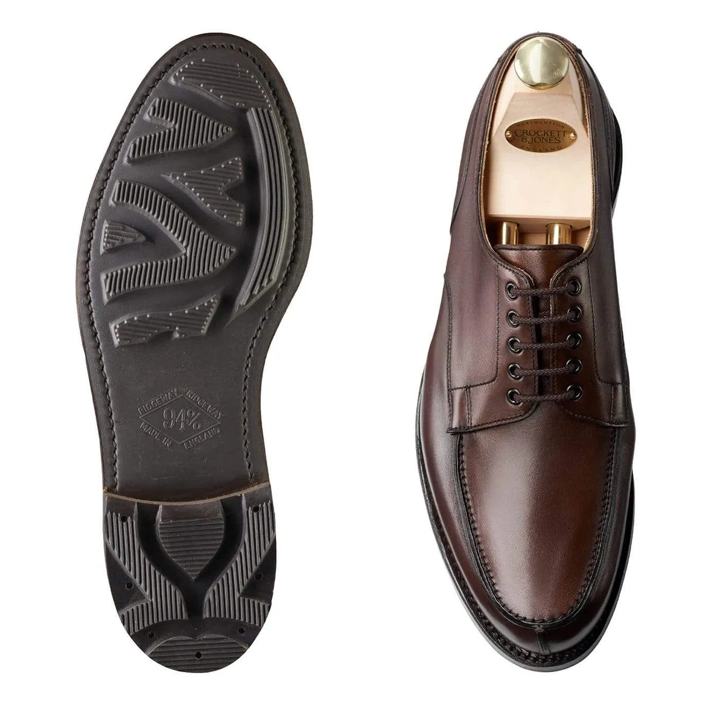 Sturdy Made Suede Smooth Wexford Dark Brown Wax Calf