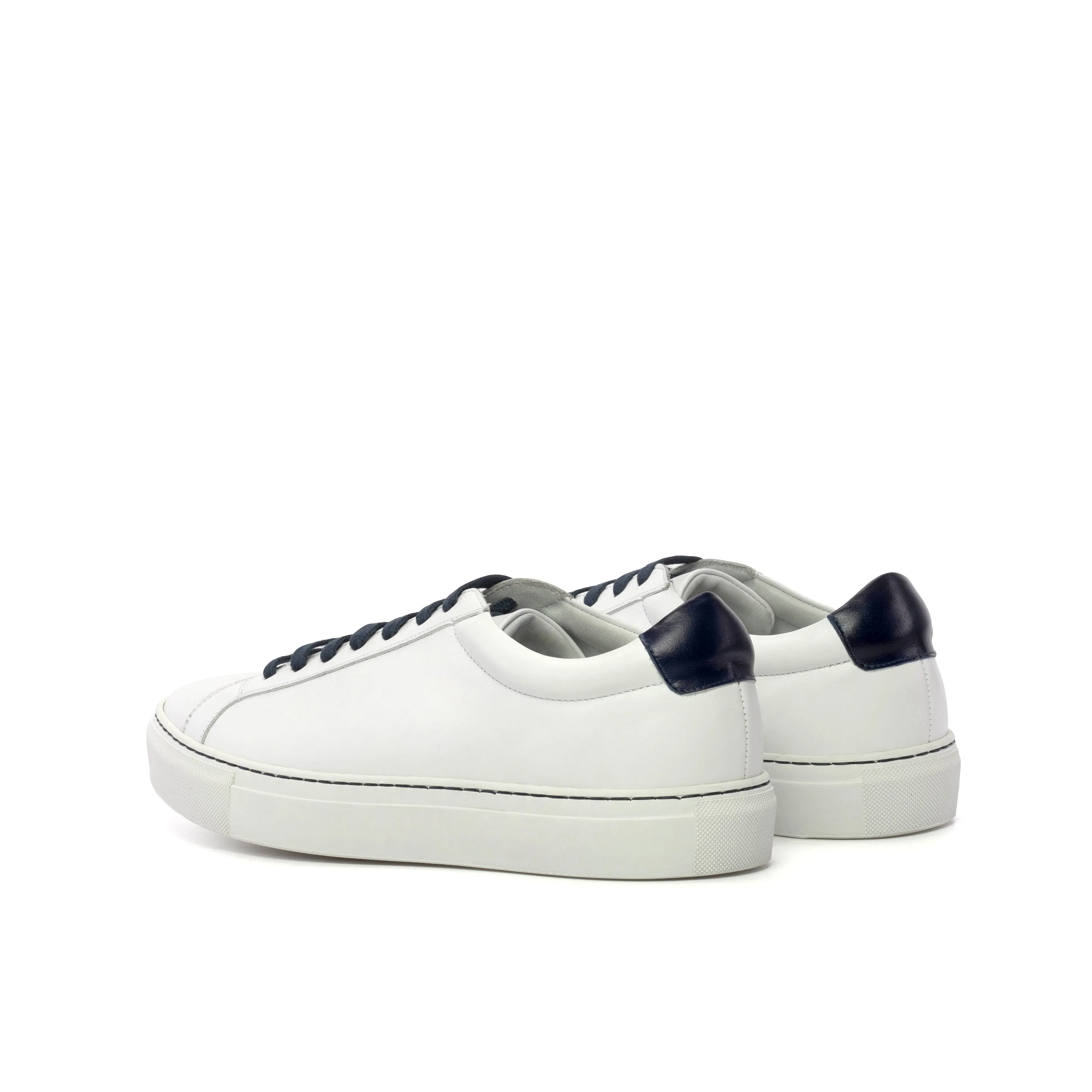 Sneaker Deodorizer White Nappa Leather Low Kick Trainers