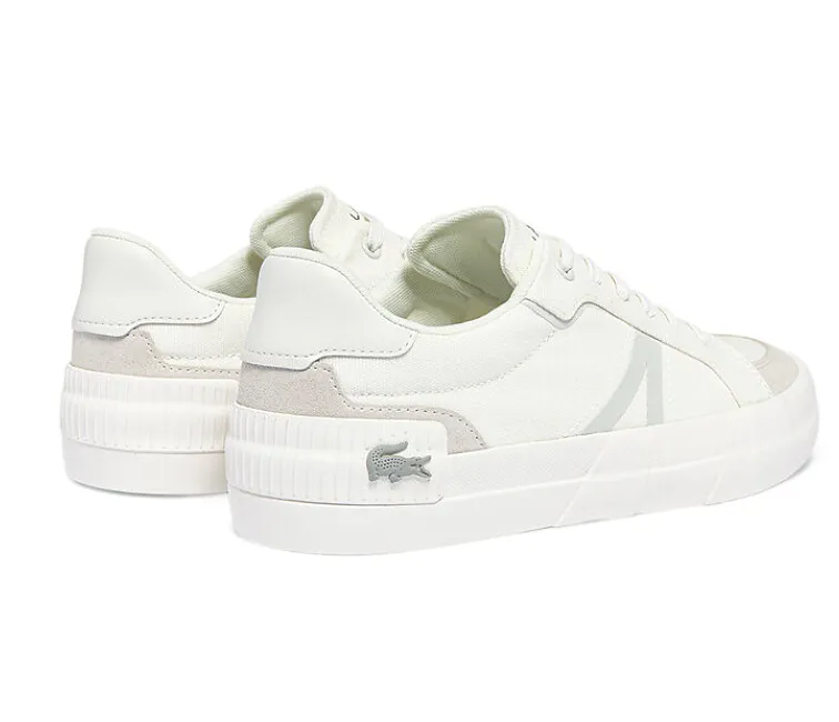 Men's Lacoste L004 0922 1 CMA (White) running in rainy weather