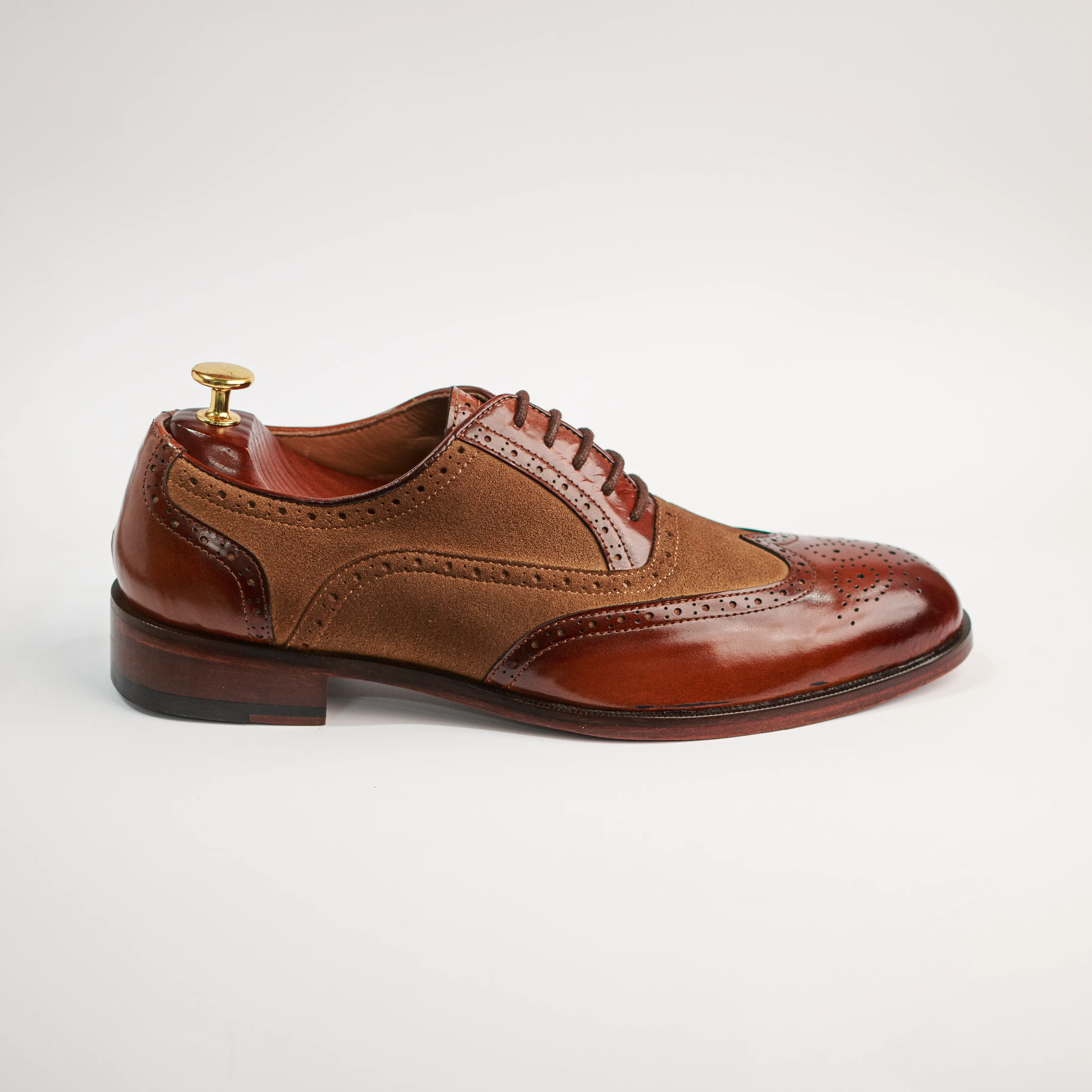 Comfort Fit Team Meeting Polished Look Elegant Occasion Windsor -  Brown & Tan