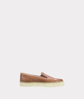 Maximum arch Women's After-Ride Slip On :: Brown